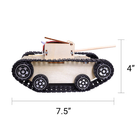 Remote-Controlled Tank DIY Kit, Educational STEM Toy Kitsville