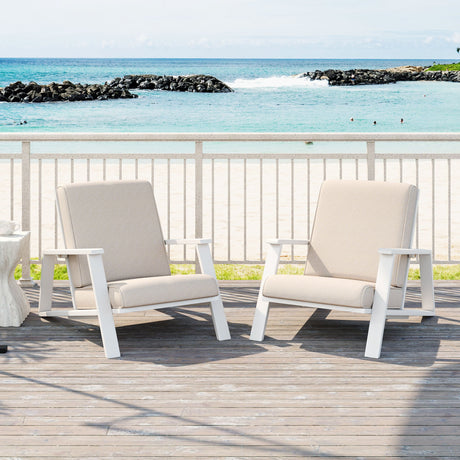 Outdoor Patio Lounge Chair Set of 2 HouseOfZazla