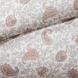 9 Piece Cotton Percale Comforter Set Blush