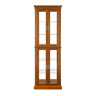 Lighted Curio Cabinet With Adjustable Shelves and Mirrored Back Panel HouseOfZazla
