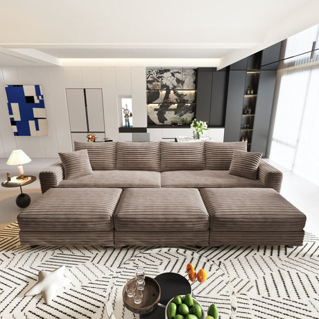 Modern Comfy Upholstered Sofa Cloud Couch & Deep Seat Couches HouseOfZazla