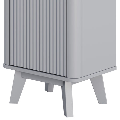 Tall Bathroom Storage Cabinet With Adjustable Shelves And 1 Drawer & Door HouseOfZazla