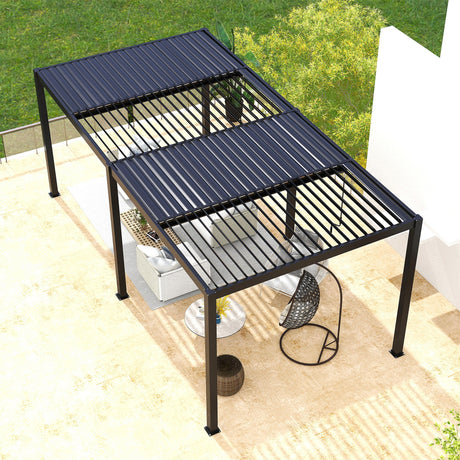 Louver Pergola Aluminium Frame & Louvers HouseOfZazla