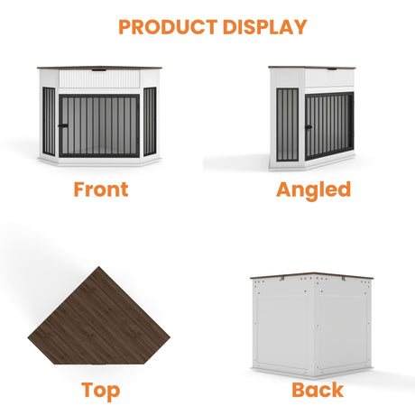 Corner Dog Crate HouseOfZazla