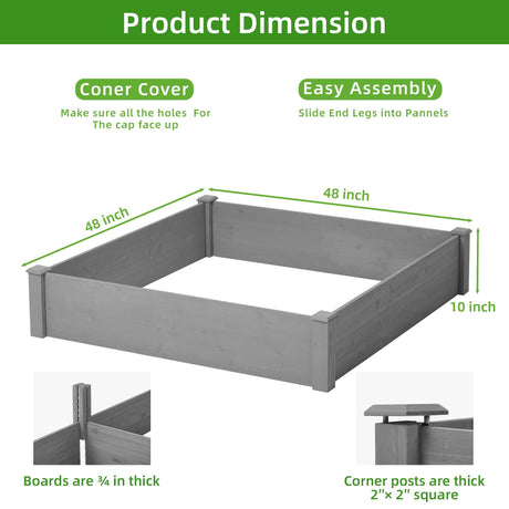 Outdoor Raised Garden Bed HouseOfZazla