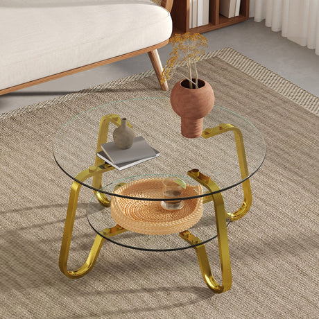 Double Layer Coffee Table HouseOfZazla
