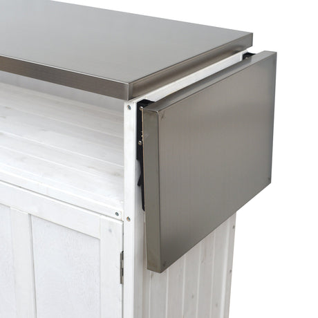 Foldable Outdoor Kitchen Island Patio Cart with Storage HouseOfZazla