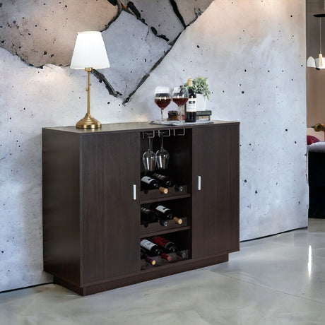 Hazen Wine Cabinet II - Espresso HouseOfZazla