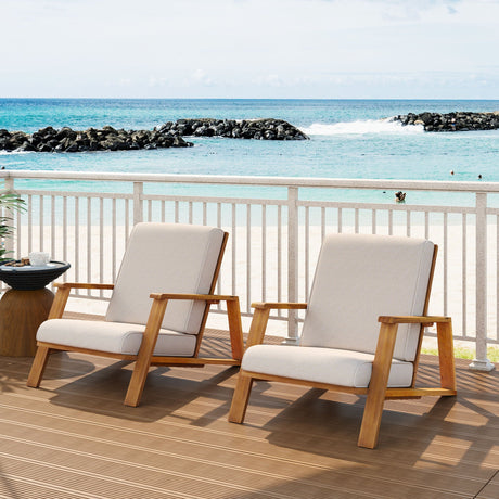 Outdoor Patio Lounge Chair Set of 2 HouseOfZazla