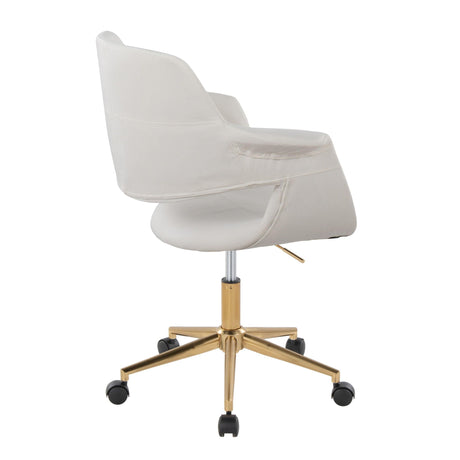 Vintage Flair - Mid Century Modern Office Chair HouseOfZazla