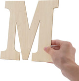 8 Inch Wooden Letter Welcome Wood Letters, Unfinished Wooden Letters “Welcome“ for Wall Decoration WoodArtSupply