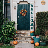 8 Inch Wooden Letter Welcome Wood Letters, Unfinished Wooden Letters “Welcome“ for Wall Decoration WoodArtSupply