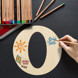 8 Inch Wooden Letter Welcome Wood Letters, Unfinished Wooden Letters “Welcome“ for Wall Decoration WoodArtSupply