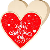 8 Pieces Wooden Hearts Cutouts Unfinished Blank Slice Valentine Hanging DIY Love Holiday 11 X 11 Inch WoodArtSupply