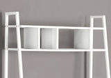 Computer Desk for Home Office, Laptop & Storage Shelves - White
