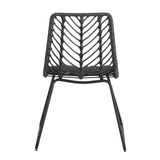 DEJA Chair 2PCS with 2 Cushions, Gray