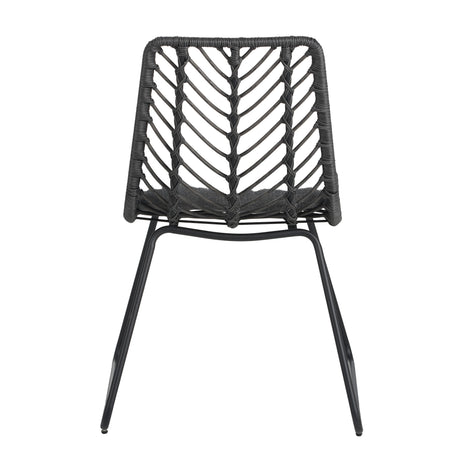 DEJA Chair 2PCS with 2 Cushions, Gray HouseOfZazla