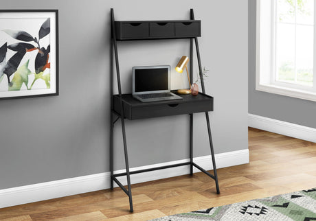 Contemporary Computer Desk for Home Office with Storage Drawers HouseOfZazla