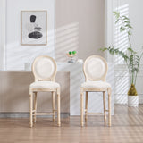 French Country 26'' Height Bar Chairs Set of 2