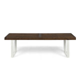 Intrinsic Outdoor Dining Bench With Slat Top