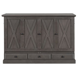 Murphy Bed Chest Cube Cabinet With Charging Station And Large Storage Drawer