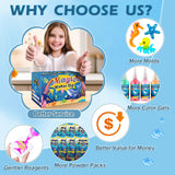 diagfile Magic Water Elf Toy Kit, Aqua Fairy Water Gel Kit for Kids, Squishy Maker with 20 DIY Models and 20 Colors, Magic Gel Water Pets Compatible with Boys & Girls Gift Aged 3+ diagfile