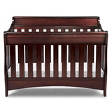 Delta Children Bentley S Series 4-in-1 Convertible Baby Crib, Black Cherry Espresso Delta Children