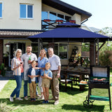 Grill Gazebo Replacement Canopy Top Only - 5' x 8' Outdoor BBQ Gazebo Canopy Roof, Waterproof Double Tiered Shelter Cover Fit for Model L-GG001PST-F Iheqard