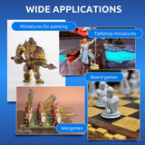 AmeraLabs TGM-7 3D Wargaming Resin for Tabletop Miniatures – Tough, High Resolution, Low Odor, Fast Curing 3D Printing Liquid for 4K/8K/12K LCD/DLP/SLA 3D Printers (Grey, 1kg) AmeraLabs