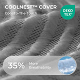 Sweetnight 16 Inch Queen Size Mattress, Cooling Gel Queen Size Foam Mattress for Cool Night Sleep, 5-Zone Ergo Support for Pressure Relief, Medium Firm, CertiPUR-US Certified Sweetnight