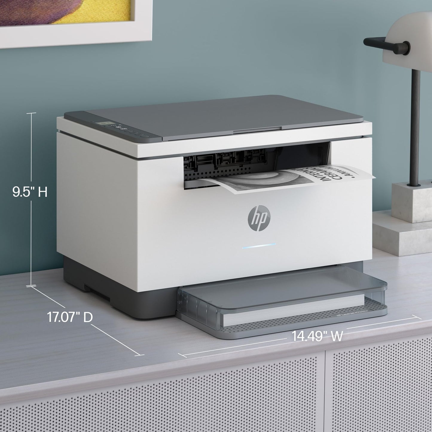 HP LaserJet MFP M234dw Wireless Printer, Print, scan, copy, Fast speeds, Easy setup,(6GW99F) (6GW99F#BGJ) Mobile printing, Best for small teams