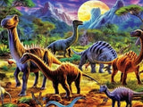 Kaliosy 5D Diamond Art Kits for Adults by Number Kits The Dinosaur Family, Diamond Painting Arts DIY DiamondingCraft Home Decor 30x40 cm (12x16 inch) LZ-795 (x14561) Kaliosy