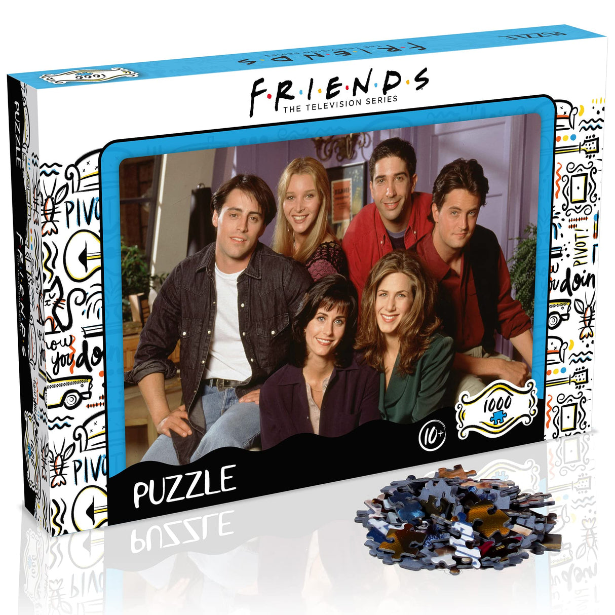 Top Trumps Friends Apartment 1000 Pc Jigsaw Puzzle (WM01040-ML1-6) Winning Moves