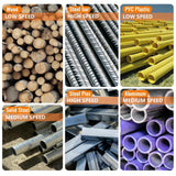 2-1/2 inch Band Saw Cordless, MAXXT Brushless Power Metal Bandsaw 20V MAX 2.5" Cutting Capacity 6 Speeds Adjustable, Not Hot Sparks When Cutting MAXXT