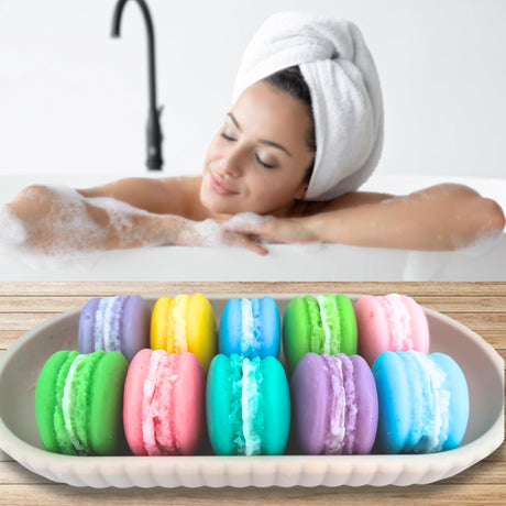 Innovative Ginger DIY Macaron Soap Making Craft Kit for Kids, Teens, and Adults - Fun, Easy, Creative - Large Soap - Perfect Birthday & Holiday Gift - Unique, Mess-Free, All-in-One Kit (Macaron) Innovative Ginger
