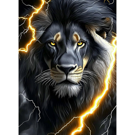 ZENDIYO Lion Diamond Painting Kits for Adults, 5D Diamond Art Kits for Adults Beginners, DIY Full Drill Diamonds Dots Gem Art Painting and Crafts for Home Wall Decor 12x16inch ZENDIYO