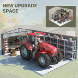 Polar Aurora 12x18 FT Outdoor Storage Shed, Garden Shed with Updated Frame Structure and Lockable Doors, Metal Tool Sheds for Backyard Garden Patio Lawn,Black Polar Aurora