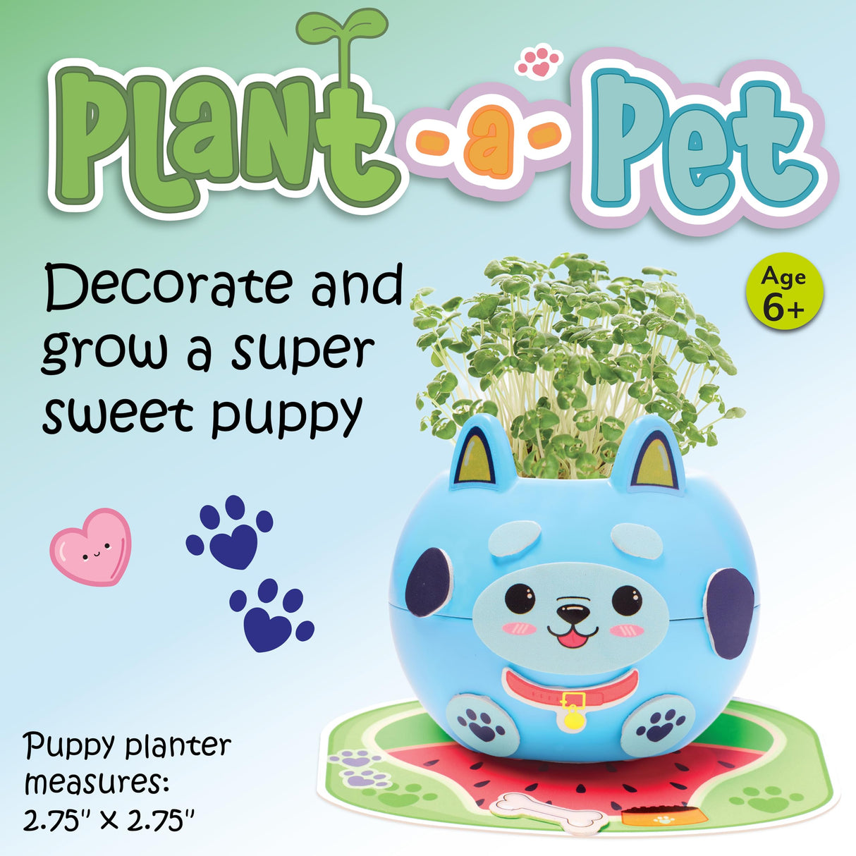 Creativity for Kids Plant-A-Pet: Puppy Toys for Girls - Small Gifts and Stocking Stuffers for Girls, Arts and Crafts for Kids Ages 6-8+, DIY Kids Activity Set Creativity for Kids