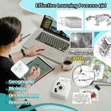 vretti Portable Thermal Printer,Bluetooth Mini Pocket Printer Compatible with Android & iOS,Wireless Pocket Picture Printer for iPhone Working Listing, Notes, Journal, Travel with 1 Rolls Paper. vretti