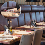 48 Clear Acrylic Place Cards Mini Clear Acrylic Table Place Card Acrylic Signs for Wedding Blank Plate Seating Chart Card for Table Numbers Sublimation Handwritten Name DIY Decor(Rectangle Style) Yalikop