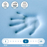 BreezeRest Twin Mattress 6 Inch Memory Foam Mattress Bed in a Box,Medium Firm Cooling Gel Green Tea Twin Size Mattress with Breathable Soft Fabric Cover CertiPUR-US colchones Twin Pressure Relief BreezeRest