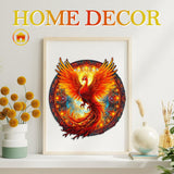 KAAYEE Wooden Jigsaw Puzzles-Wooden Puzzle Adult Unique Shape Advanced Phoenix Wooden Jigsaw Puzzle for Adult, Family Puzzles 11.8 * 10.9in 200pcs KAAYEE