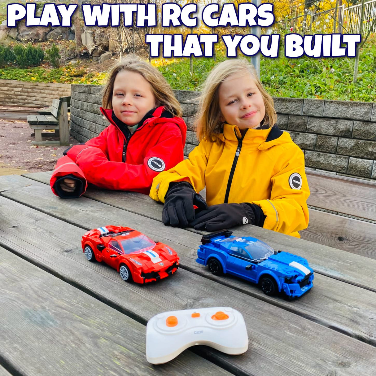 WISEPLAY Build Your Own RC Car Kit for Kids | 325-Pieces STEM Building Toys for Boys and Girls | Perfect Christmas & Birthday Gift for 6-10 Year Olds (Blue) WISEPLAY