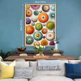 PICKFORU Colorful Sea Urchin Puzzles for Adults 1000 Pieces, Ocean Beach Puzzle, Challenging Puzzles for Adults, Nature Hard Jigsaw Puzzles PICKFORU