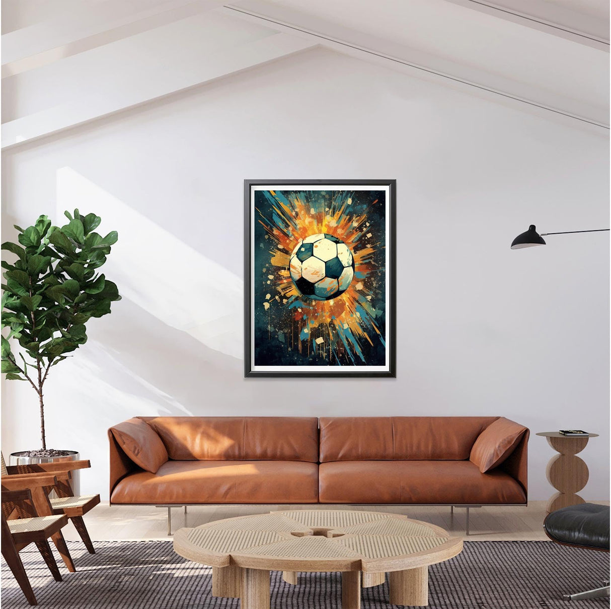 LOMSIOY DIY 5D Diamond Art Kits for Adults, Ball Diamond Painting Kits for Beginner, Soccer Diamond Art with Round Full Drill Rhinestone Crafts Gem Arts for Home Wall Decor 12 * 16 inch LOMSIOY