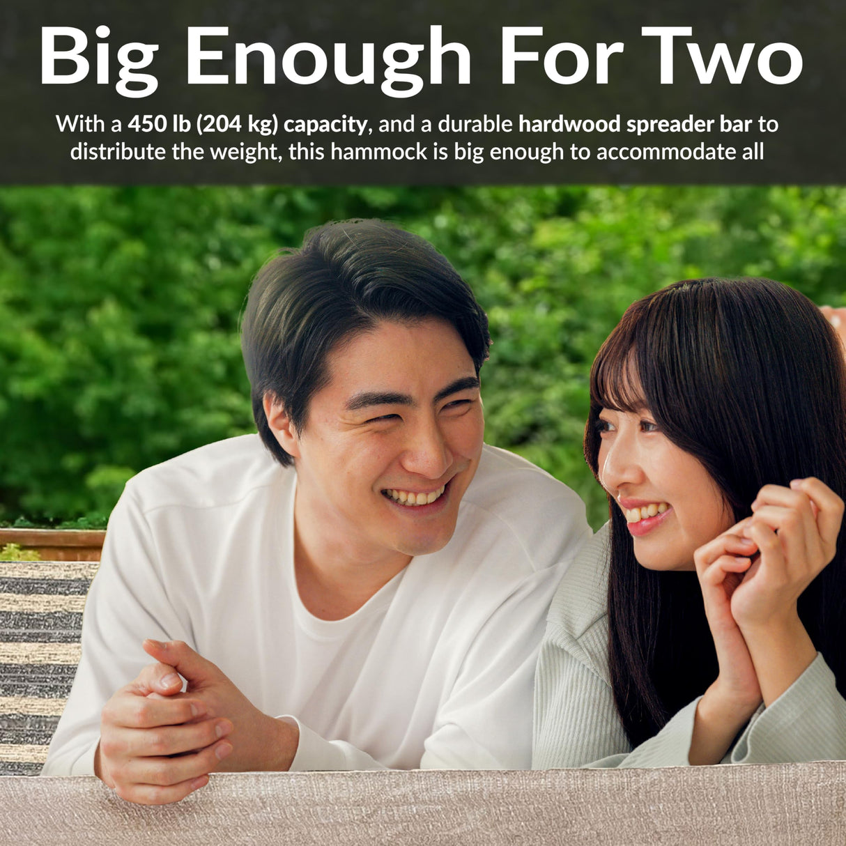 Sunnydaze Quilted Outdoor Hammock with Spreader Bars - Heavy-Duty 450-Pound Capacity Double Hammock for Outside - Mountainside Sunnydaze