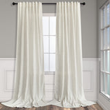 Natural Linen Curtains 108 Inches Long for Living Room 2 Panels Set Loop Pocket Back Tab Draperies Neutral Earth Tone Soft Cotton Textured Semi Sheer Linen Curtains for Large Window Vertical 9 FT Tall Pitalk