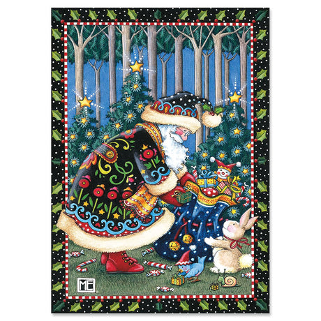 Current Mary's Woodland Christmas Greeting Cards Set © Mary Engelbreit - Set of 18 Large 5 x 7-Inch Folded Cards, Themed Holiday Card Value Pack, Envelopes Included Current