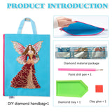 antor Diamond Painting Kits for Adult Stationery Bag Handbag with Chain 5D DIY Rhinestone Arts Craft Makeup Bag Canvas Tote Bag Diamond Art for Office Home Butterfly Fairy Pattern antor