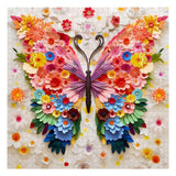 Butterfly Puzzles for Adults 1000 Pieces, Challenging Colorful Flower Butterflies Puzzles Puzzle with Paper Art, Difficult Animal Plant Jigsaw Puzzles for Adults PPuzzling